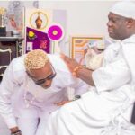 PHOTOS: BBNaija star Hermes visits Ooni of Ife