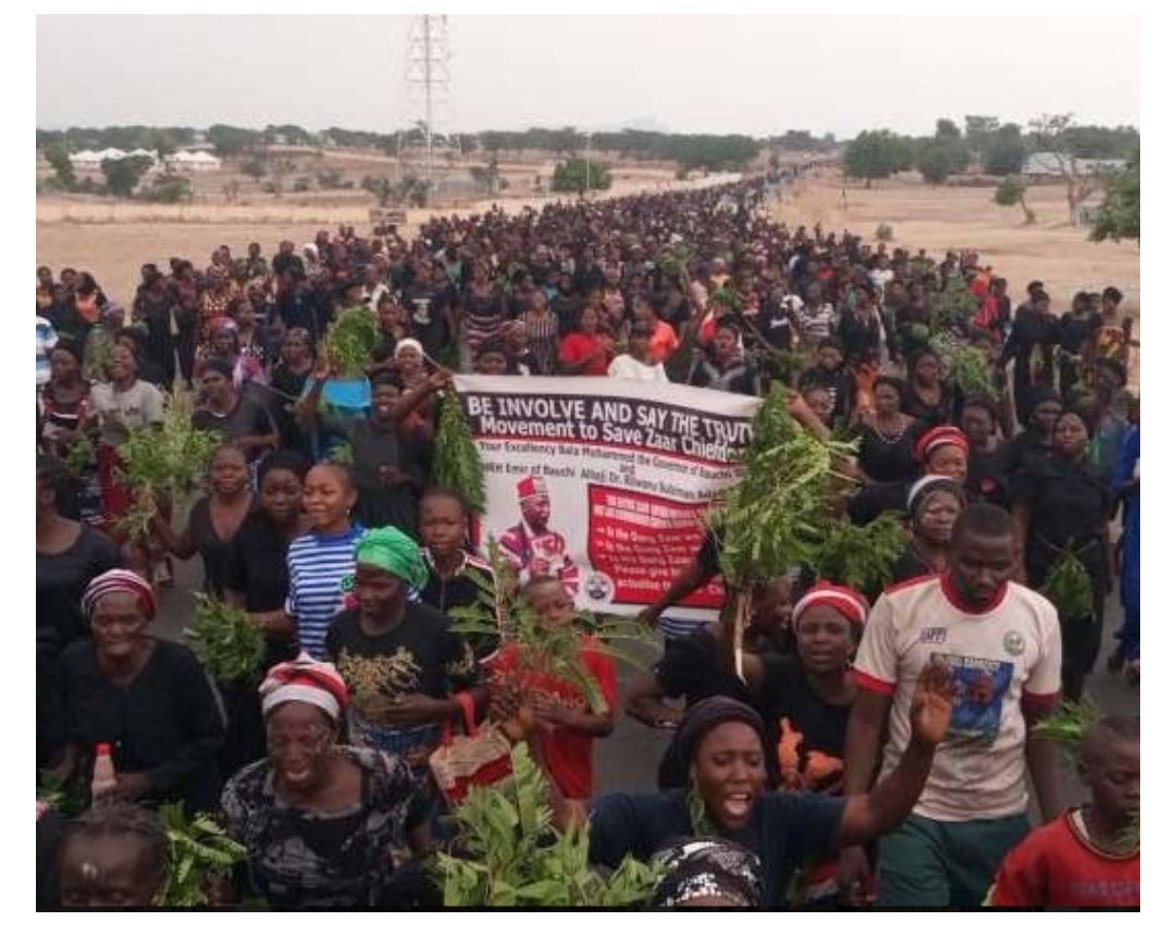 Bauchi women protest monarch’s continued detention